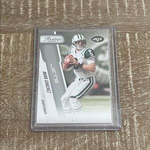 Prestige 2010 Mark Sanchez Football Laminated Card-New York Jets NFL Quarterback